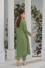 2-Piece Cutwork Embroidered Winter Wear in Light Khaddar