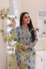 Shiffli Embroidered Shiffli Lawn 2pc Summer Outfit