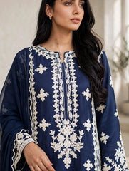 Zahra Royal Luxury Raw Silk Ensemble