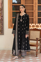 Elegant 3-Piece Embroidered Lawn Suit with Chiffon Dupatta