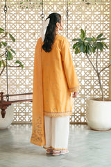 Elegant 3-Piece Embroidered Lawn Suit with Silk Dupatta