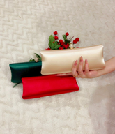 Afreen Gold Skin 04 Crystal-Clasp Evening Clutch