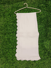 Premium Chiffon Dupatta with Milly Embroidered Lace – Dupatta Diaries