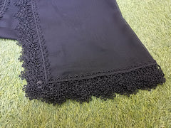 Premium Chiffon Dupatta with Milly Embroidered Lace