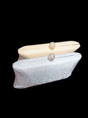 Fajar Silver 06 Luxury Metallic Clutch by AmmaraN