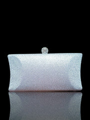 Fajar Silver 06 Luxury Metallic Clutch by AmmaraN
