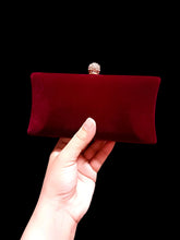 Fajar Maroon 06 Luxury Metallic Clutch by AmmaraN