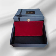 Fajar Maroon 06 Luxury Metallic Clutch by AmmaraN