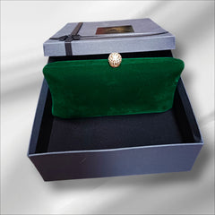 Fajar Green 06 Luxury Metallic Clutch by AmmaraN