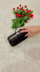 Arwa Black Stone Embellished Luxury Clutch 09 by AmmaraN