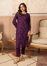 Winter Luxury 2-Piece – Laser-Cut Embroidered Purple Binder Set