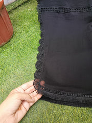 Premium Chiffon Dupatta with Milly Embroidered Laces