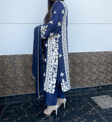 Zahra Royal Luxury Raw Silk Ensemble