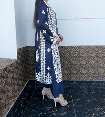 Zahra Royal Luxury Raw Silk Ensemble