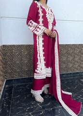 Noor Élite Timeless Raw Silk Luxury Ensemble