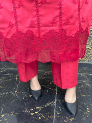 Noor Royal Luxury Chikankari Lawn Ensemble