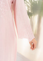 Laser Cutwork Embroidered Broshia Cambric 2pc Set