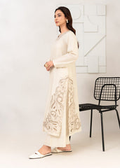 Laser Cutwork Embroidered Broshia Cambric 2pc Outfit