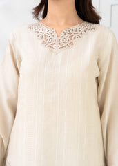 Laser Cutwork Embroidered Broshia Cambric 2pc Outfit
