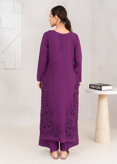 Laser Cutwork Embroidered Broshia Cambric 2pc Outfit