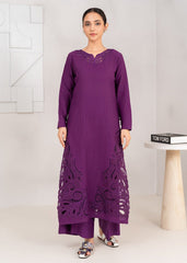Laser Cutwork Embroidered Broshia Cambric 2pc Outfit