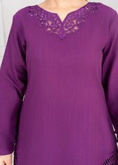 Laser Cutwork Embroidered Broshia Cambric 2pc Outfit