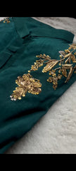 Zarreen – Korean Raw Silk 2-Piece Set with Adda & Zardozi Handwork
