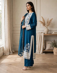 Sultana Éclat Regal Raw Silk Luxury Ensemble