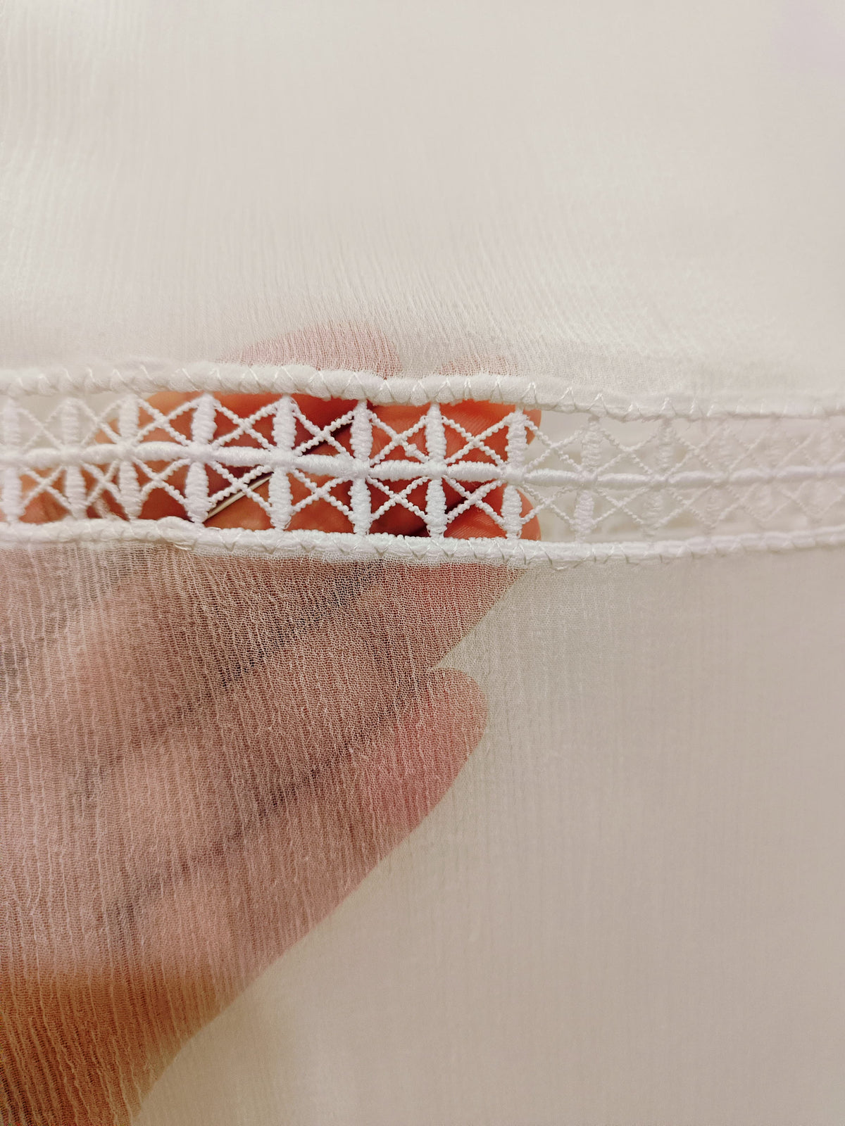 Premium Chiffon Dupatta with Milly Embroidered Lace – Dupatta Diaries