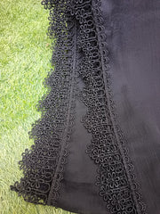 Premium Chiffon Dupatta with Milly Embroidered Lace