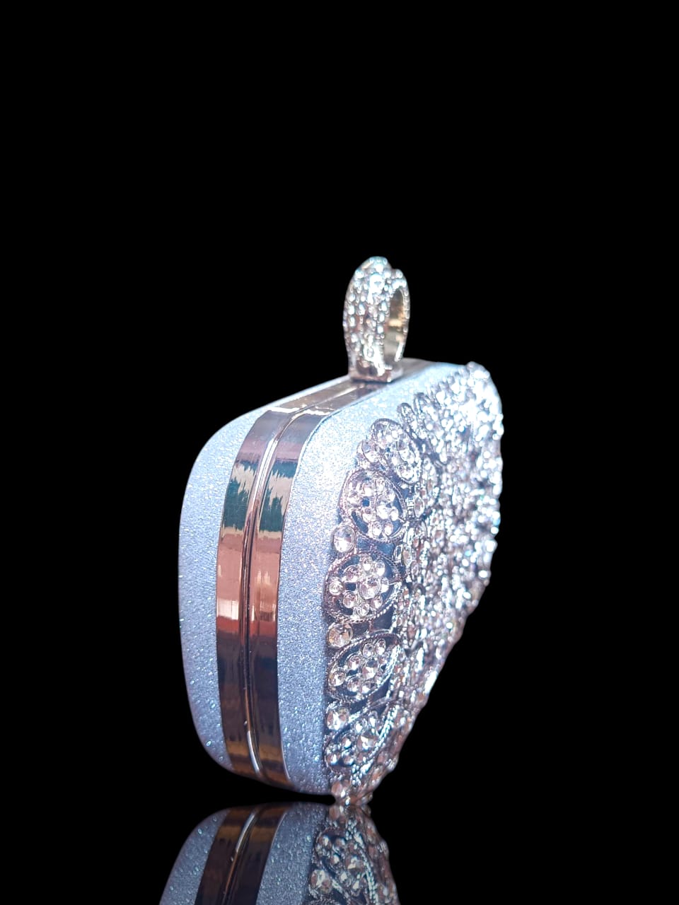 02-Meher Crystal Embellished Evening Clutch – by AmmaraN