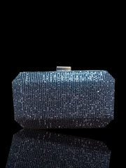 Mahveen Black Stone Embellished Statement Clutch 09 by AmmaraN