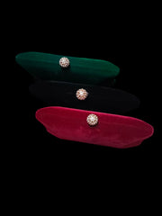 Fajar Maroon 06 Luxury Metallic Clutch by AmmaraN