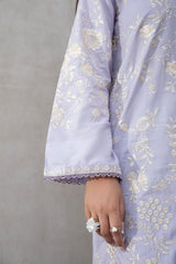 Lilac Bloom Embroidered Pure Lawn 2-Piece Summer Ensemble